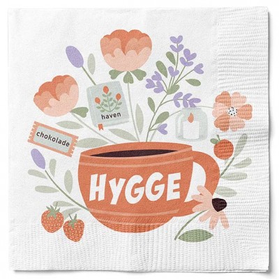 Салфетки бумажные Hygge 33x33 см, 20 шт